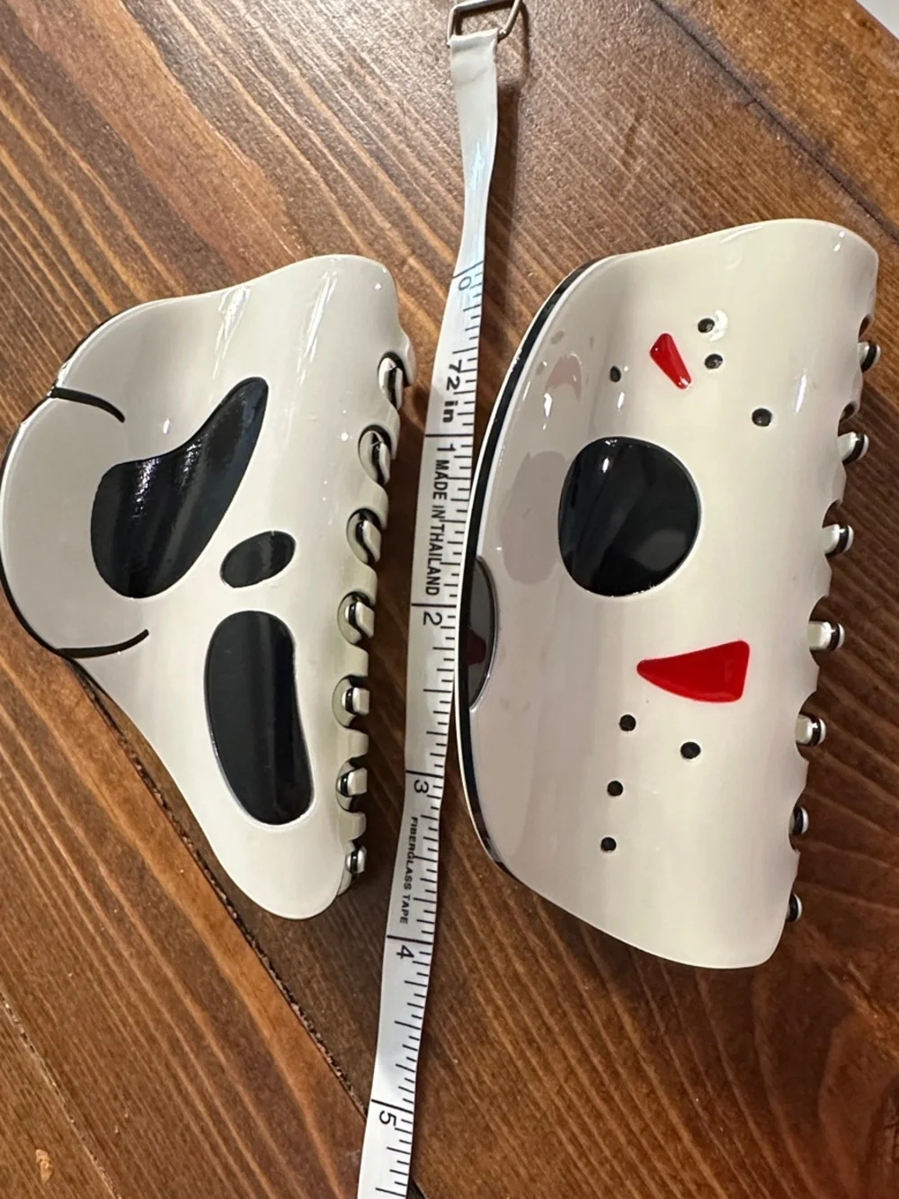Ghost face & Jason Voorhees hair clips